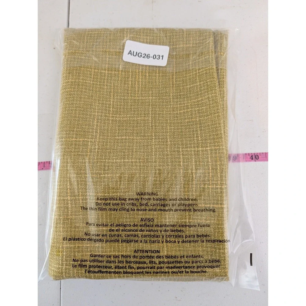 Mustard Yellow Texture 22x22 Decorative Pillow Cover Button Zipper Accent Square